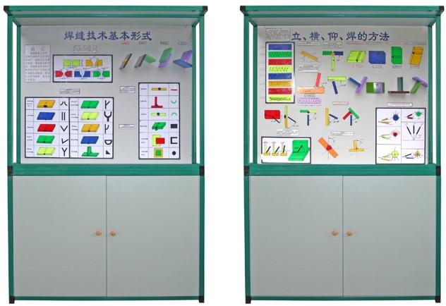 《焊、鉚工工藝學》示教陳列柜