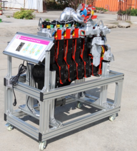 陜汽SX2190發動機解剖運行臺